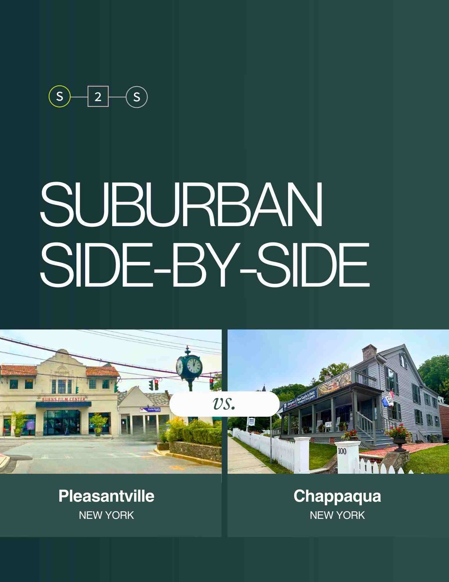 Suburban Side-by-Side: Pleasantville vs Chappaqua